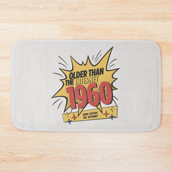 Item preview, Older Than the Internet Funny Born in 1960 Birthday Retro Comic Style designed and sold by HYPNK.