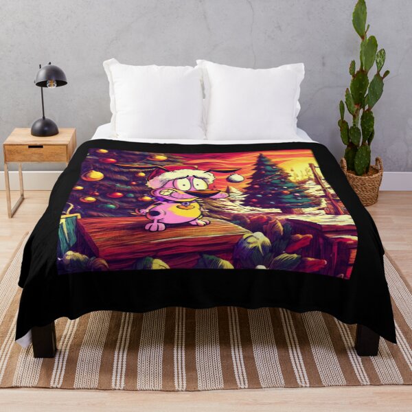 Item preview, Courage The Cowardly Dog Merry Christmas designed and sold by krowsunna.