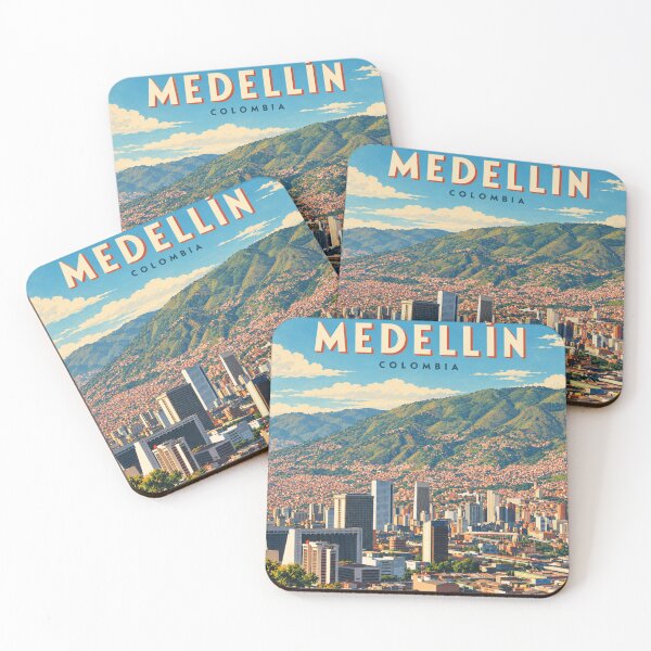 Item preview, Medellín Vintage Colombian City Art designed and sold by MichaeIRellov.