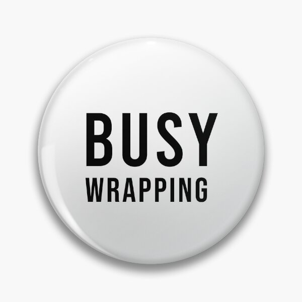 Item preview, Busy Wrapping Funny Christmas Holiday Gift, Unique designed and sold by villacreativa.