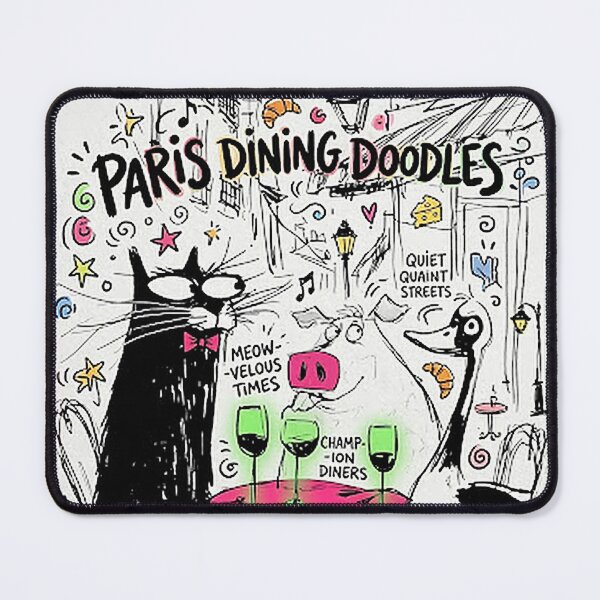Item preview, Putting on the 'Ritz' (and then some cheese) with a Cat, a Pig, and a Goose. designed and sold by Print Fiction.