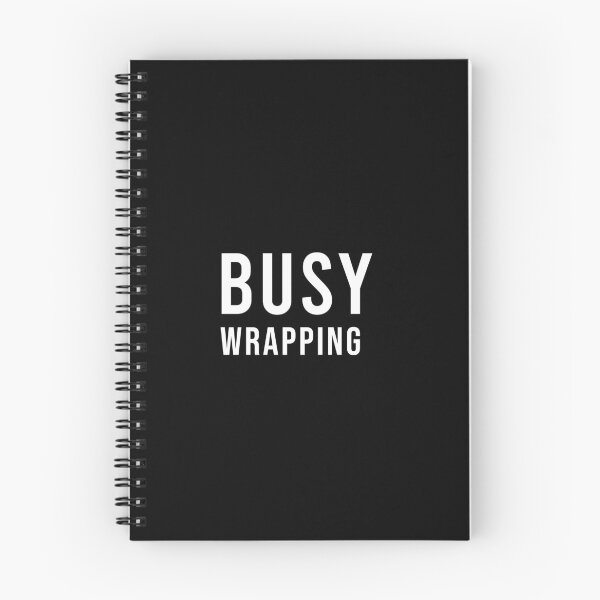 Item preview, Busy Wrapping Funny Christmas Holiday Gift, Unique designed and sold by villacreativa.