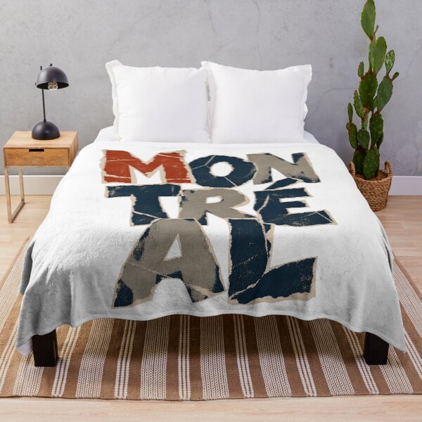 Item preview, Montreal Torn Paper Lettering in Navy and Rust designed and sold by Fenay Designs.