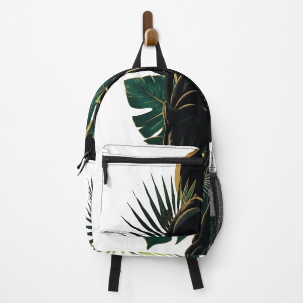 Item preview, Black Panther Tropical Jungle Art – Dark Botanical Big Cat Illustration designed and sold by GenZStickerHub1.