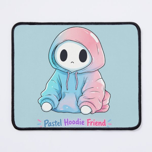 Item preview, Pastel Hoodie Friend – Cute Kawaii Character designed and sold by rigelcreation.