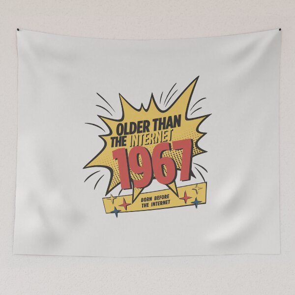 Item preview, Older Than the Internet Funny Born in 1967 Birthday Retro Comic Style designed and sold by HYPNK.