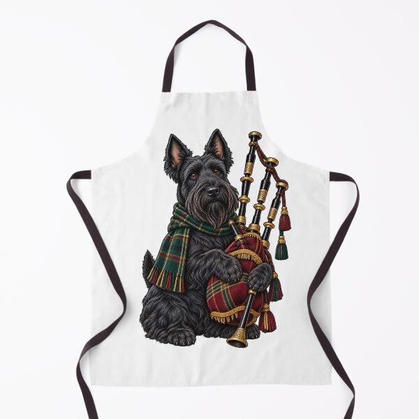 Aperçu de l'œuvre Scottish Terrier Highland Piper créée et vendue par PlanetPiperArt.