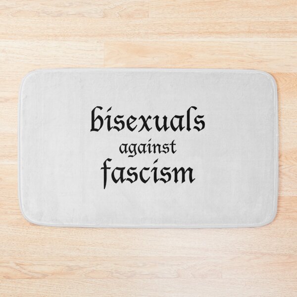 Item preview, bisexuals against fascism designed and sold by FreakShop-GB.