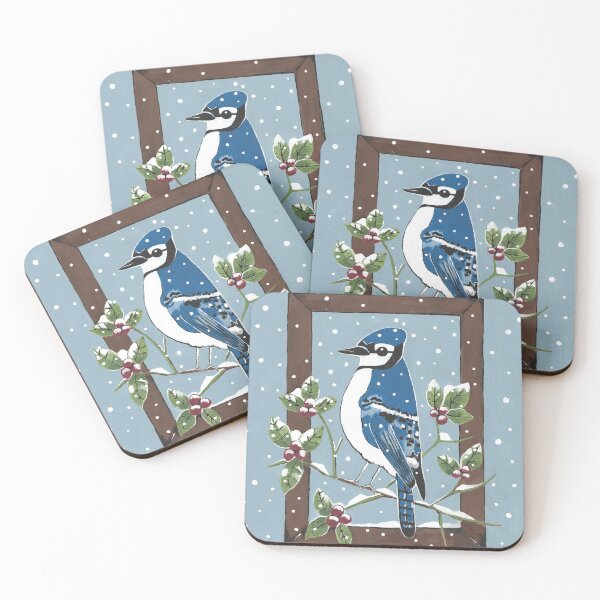 Item preview, Winter Blue Jay Art designed and sold by Sartoris Art.