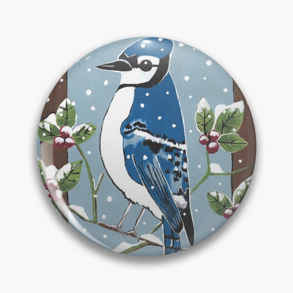 Item preview, Winter Blue Jay Art designed and sold by Sartoris Art.