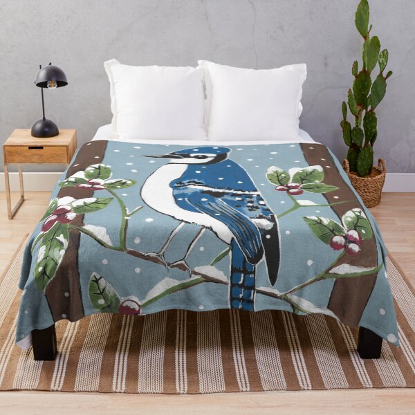 Item preview, Winter Blue Jay Art designed and sold by Sartoris Art.