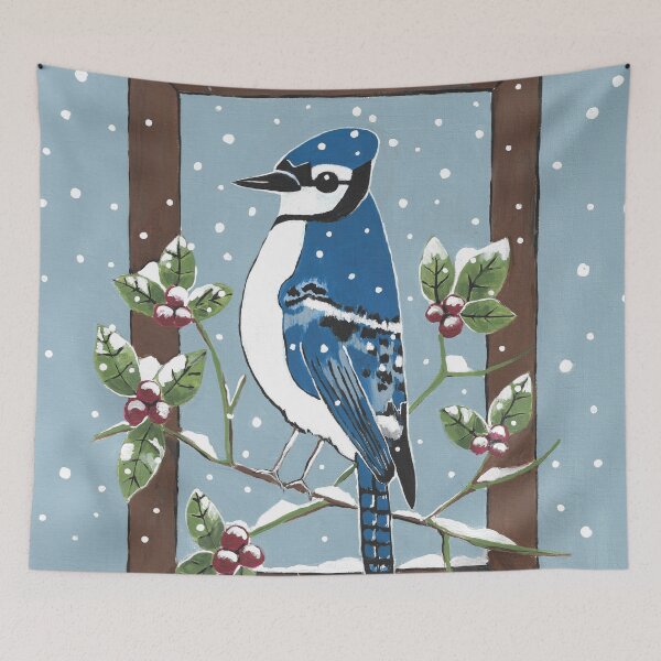 Item preview, Winter Blue Jay Art designed and sold by Sartoris Art.