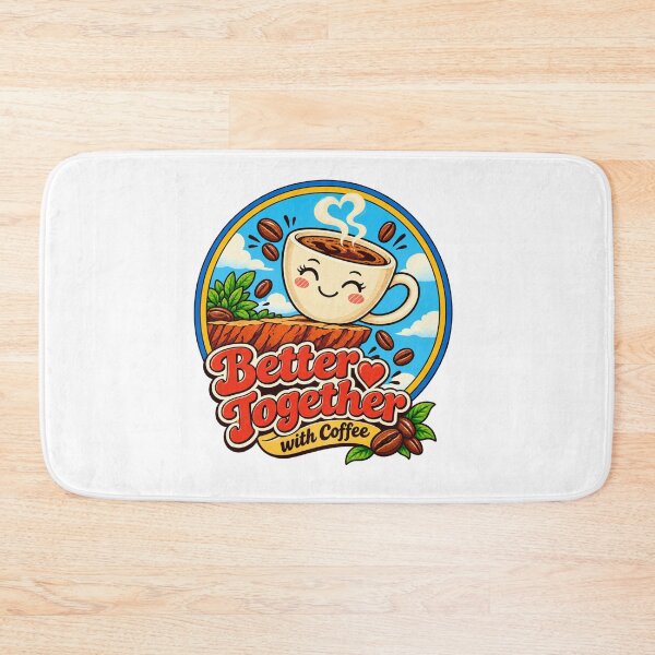 Item preview, Better together with Coffee – Cute Retro Coffee Lover Cartoon designed and sold by HSE1.