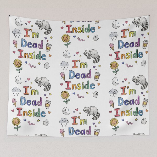 Item preview, I'm Dead Inside Cute Sad Introvert Humor designed and sold by RDGNR.
