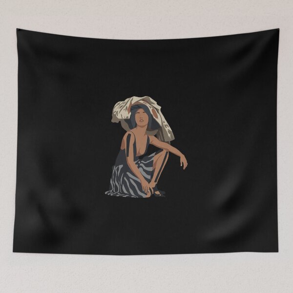 Item preview, FKA twigs Lineless Illustration designed and sold by dsxclothing.