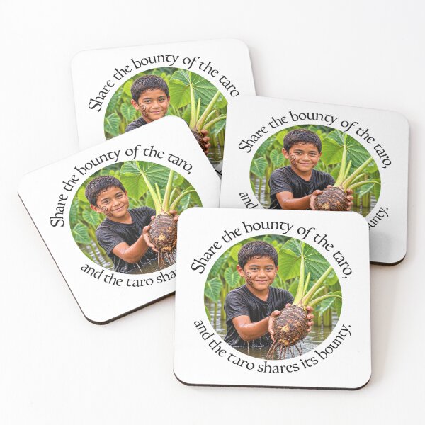 Item preview,   	 Hawaii Community Proverb - Share the bounty of the taro | Pacific Art designed and sold by ShakaLife.org.