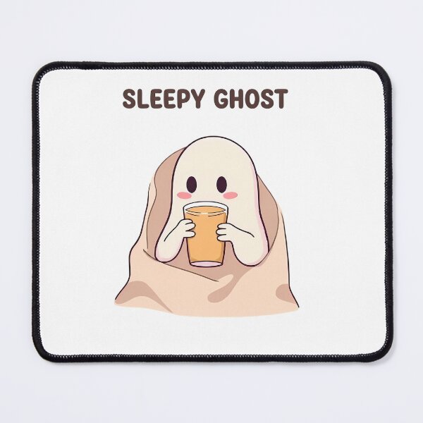 Item preview, Sleepy Ghost Drinking Warm Tea designed and sold by Alexdreamerart.