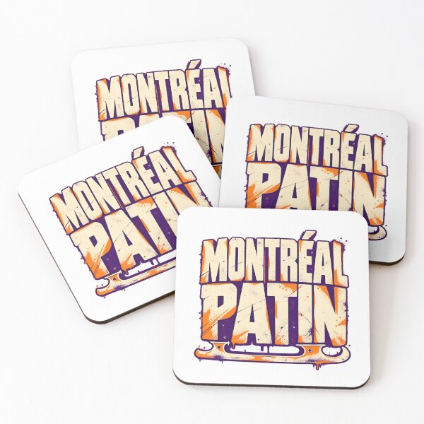 Item preview, Montreal Patin Orange and Purple Skate Type designed and sold by Fenay Designs.