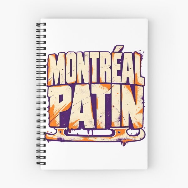 Item preview, Montreal Patin Orange and Purple Skate Type designed and sold by Fenay Designs.