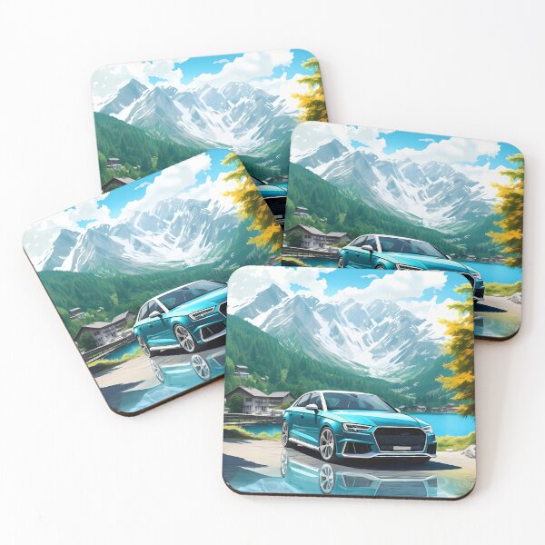 Item preview, Turquoise Performance Sedan by Alpine Mountain Lake designed and sold by RevUpDesign.