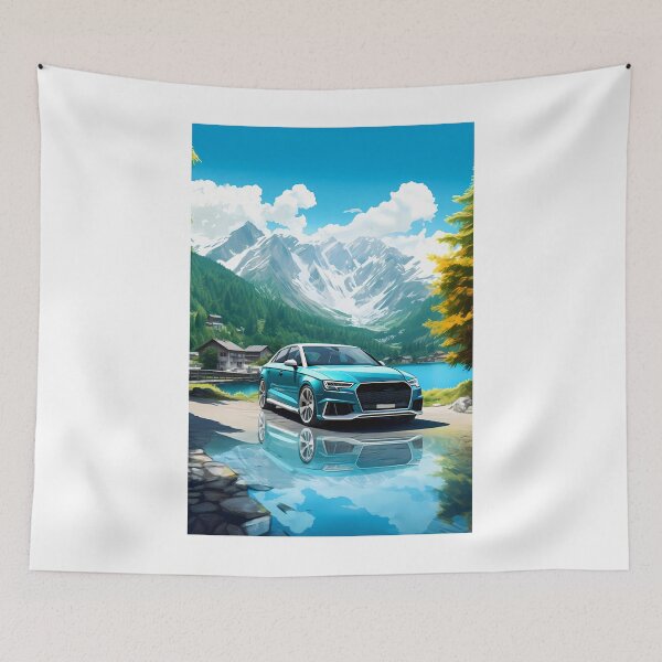 Item preview, Turquoise Performance Sedan by Alpine Mountain Lake designed and sold by RevUpDesign.