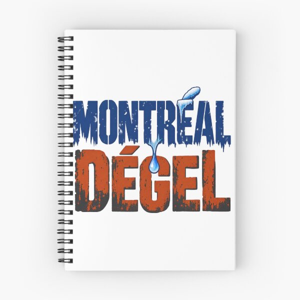 Item preview, Montreal Degel Melting Ice Typography designed and sold by Fenay Designs.