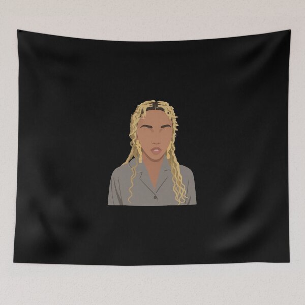 Item preview, FKA twigs Lineless Illustration designed and sold by dsxclothing.