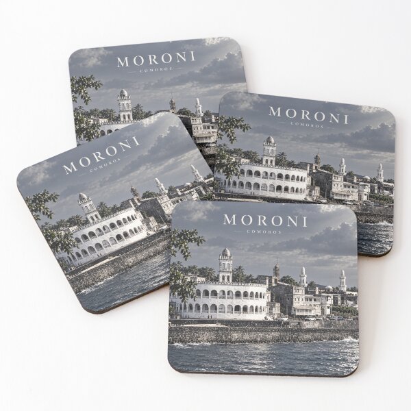 Item preview, Moroni Cinematic Monochrome Coastal Artwork designed and sold by MichaeIRellov.