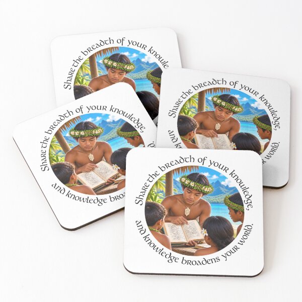 Item preview, Polynesian Education Proverb - Share the breadth of your knowledge | Pacific Art designed and sold by ShakaLife.org.