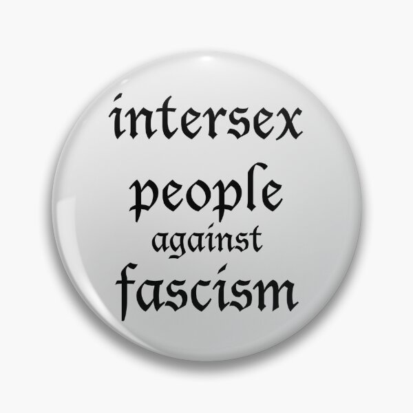 Item preview, intersex people against fascism designed and sold by FreakShop-GB.