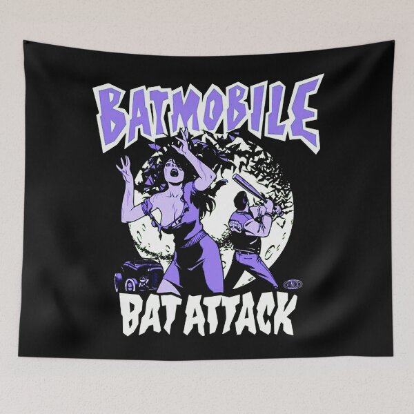 Item preview, Purple Typography WIth Bat Symbol designed and sold by ShadeFall.
