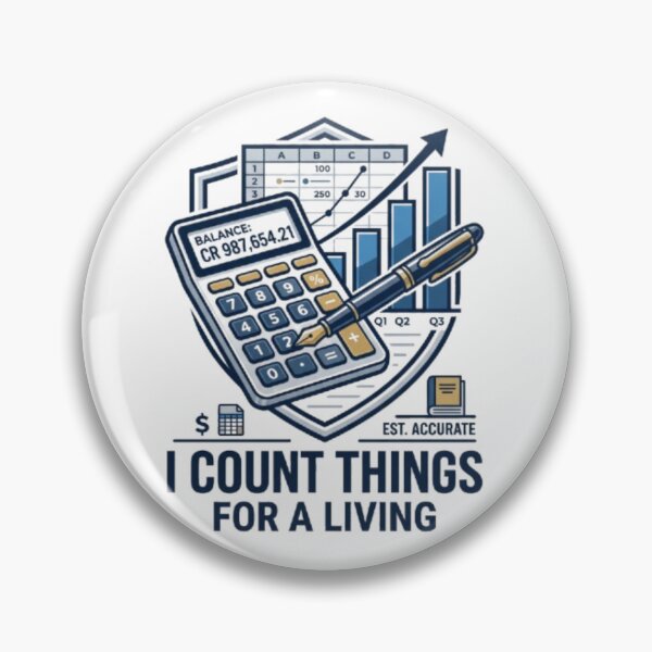 Item preview, Number Cruncher – I Count Things for a Living designed and sold by PixelStyle Studio.