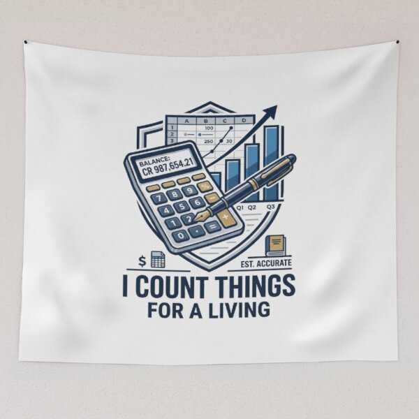 Item preview, Number Cruncher – I Count Things for a Living designed and sold by PixelStyle Studio.