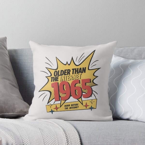 Item preview, Older Than the Internet Funny Born in 1965 Birthday Retro Comic Style designed and sold by HYPNK.