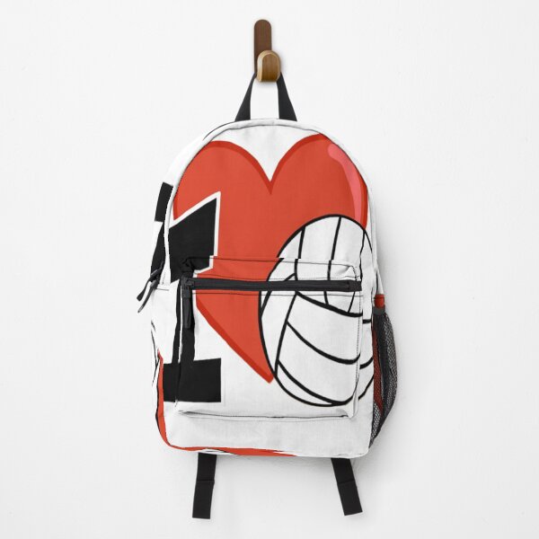 Item preview, I Love Volleyball – Red Heart and Black Volleyball Graphic designed and sold by 4U---Store.