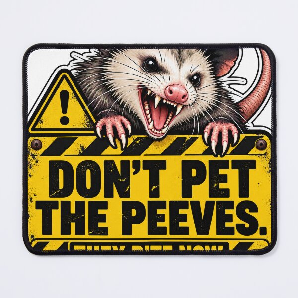 Item preview, Don’t Pet the Peeves. They Bite Now. | Perimenopause Warning designed and sold by CautionChaosCo.