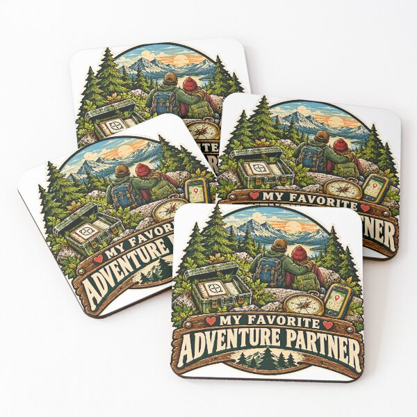 Item preview, My Favorite Adventure Partner Geocaching designed and sold by MysticCanvasAi.