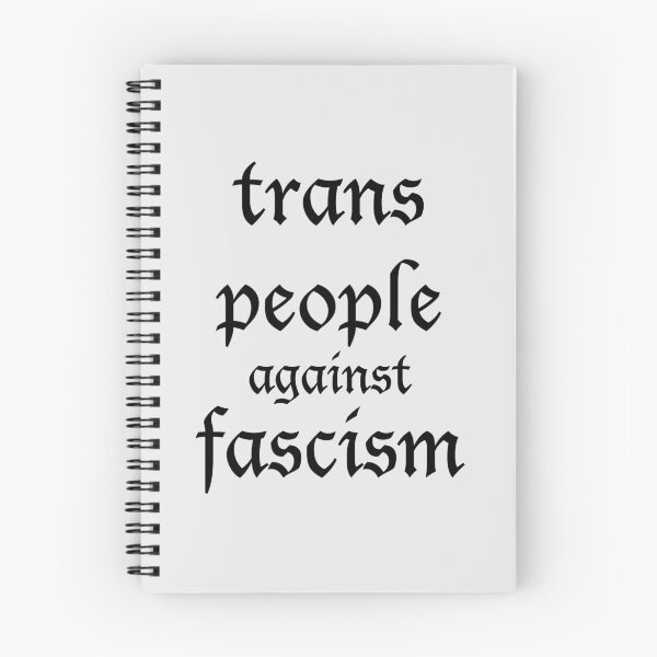 Item preview, trans people against fascism designed and sold by FreakShop-GB.
