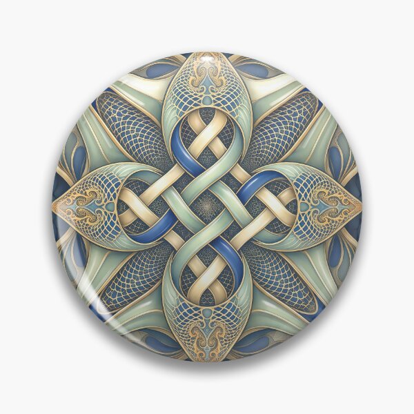 Item preview, Intricate Celtic Knot Geometric Mandala Art designed and sold by Frackxion.