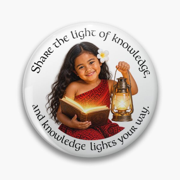 Item preview, Polynesian Education Proverb - Share the light of knowledge | Pacific Art designed and sold by ShakaLife.org.
