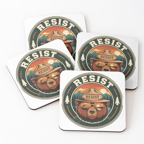Item preview, Resist Environmental Activist Bear Ranger Outdoors designed and sold by HumansStuck12.