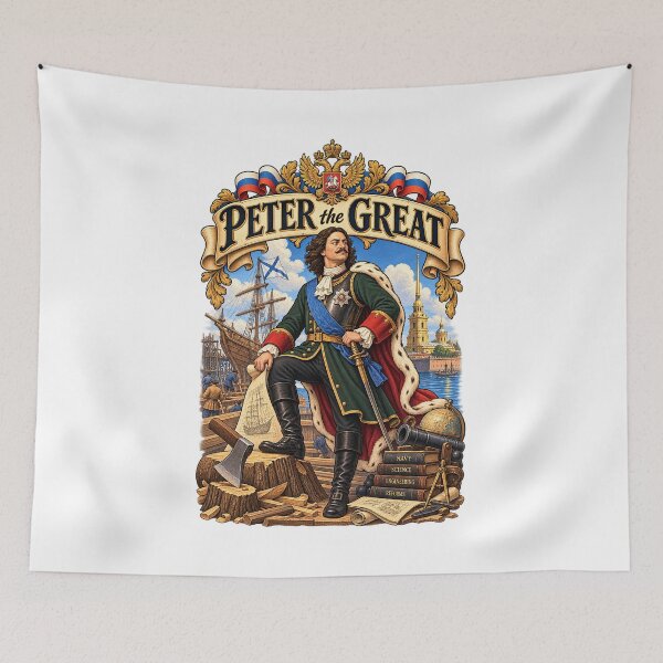 Item preview, Peter the Great – Tsar of Russia, Naval Reformer and Reluctant Barber designed and sold by ChickenFund.