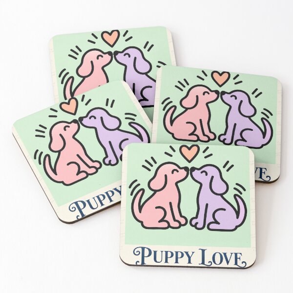 Item preview, Puppy Love After Keith Haring  designed and sold by LuluLeb.