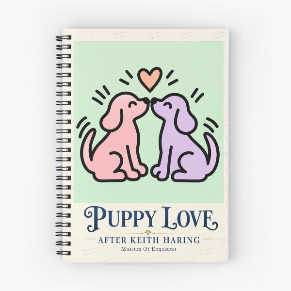 Item preview, Puppy Love After Keith Haring  designed and sold by LuluLeb.