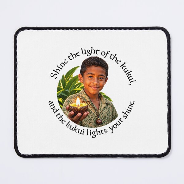 Item preview, Polynesian Wisdom Proverb - Shine the light of the kukui | Pacific Art designed and sold by ShakaLife.org.