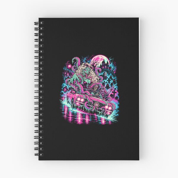 Item preview, Neon Tentacle Lowrider Nightmare – Retro 80s Eldritch Horror designed and sold by ChickenFund.