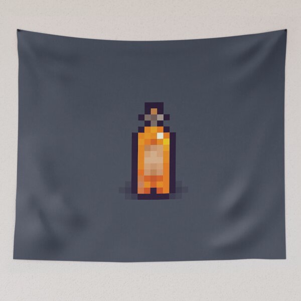 Item preview, Pixel Potion, Label, Orange designed and sold by Ben Henry.