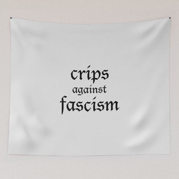 Item preview, crips against fascism designed and sold by FreakShop-GB.