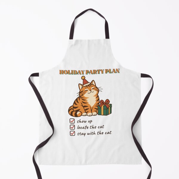 Item preview, Holiday Party Plan: Locate the Cat, Funny Cat Lover Christmas designed and sold by Diya & Dot.