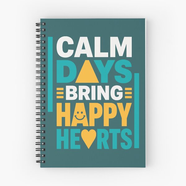 Item preview, Calm Days Bring Happy Hearts designed and sold by rejowan-arts.